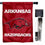 Arkansas Razorbacks Double Sided House Flag with Flag Pole Set - 757 Sports Collectibles