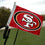 WinCraft San Francisco 49ers Boat and Golf Cart Flag - 757 Sports Collectibles