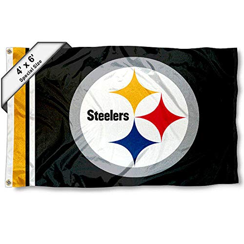 WinCraft Pittsburgh Steelers 4' x 6' Foot Flag - 757 Sports Collectibles