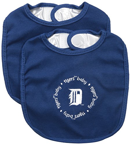 Baby Fanatic Team Color Bibs, Detroit Tigers, 2-Count, One Size - 757 Sports Collectibles
