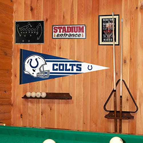 WinCraft Indianapolis Colts Official 30 inch Large Pennant - 757 Sports Collectibles