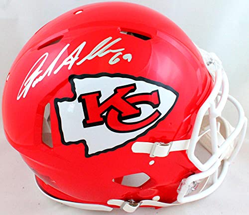 Jared Allen Autographed KC Chiefs Speed Authentic Helmet- Beckett Silver - 757 Sports Collectibles