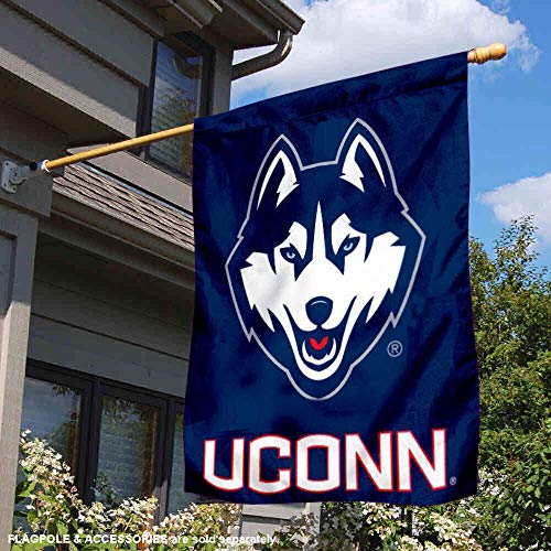 Connecticut Huskies House Flag Banner - 757 Sports Collectibles