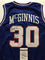 Autographed/Signed George McGinnis"HOF 17" Philadelphia Blue Basketball Jersey JSA COA