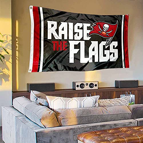 Tampa Bay Buccaneers Raise The Flags Banner and Tapestry Wall Tack Pads - 757 Sports Collectibles
