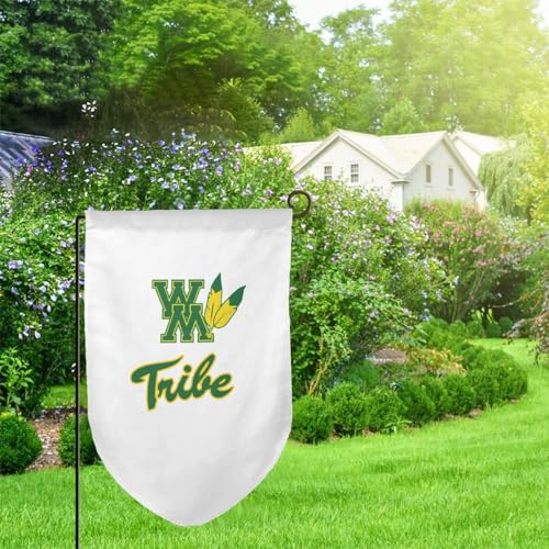 College Of William And Mary Logo Garden Flag - Double Sided Banners For Outdoor Indoor Home Garden Yard Decorations - 757 Sports Collectibles