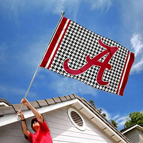 WinCraft Alabama Crimson Tide Houndstooth 3x5 College Flag - 757 Sports Collectibles