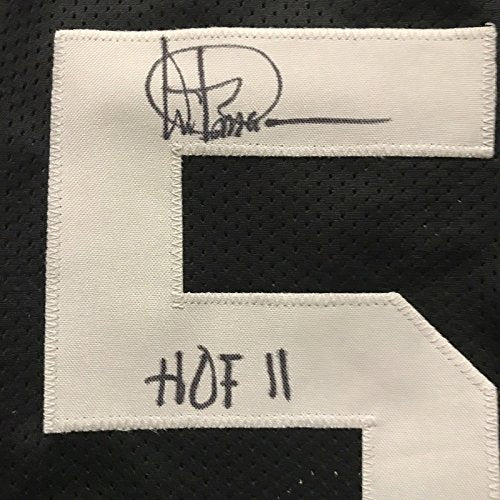 Autographed/Signed Artis Gilmore"HOF 11" San Antonio Black Basketball Jersey JSA COA - 757 Sports Collectibles