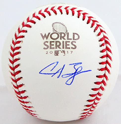 Alex Bregman Autographed Rawlings OML 2017 WS Baseball- Beckett W Hologram Blue - 757 Sports Collectibles