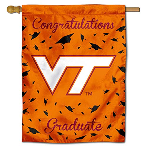 Virginia Tech Hokies Graduation Gift Banner Flag - 757 Sports Collectibles