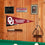 College Flags & Banners Co. Oklahoma Sooners Pennant Full Size Felt - 757 Sports Collectibles