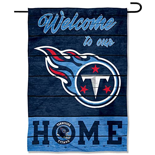 WinCraft Tennessee Titans Welcome Home Decorative Garden Flag Double Sided Banner - 757 Sports Collectibles