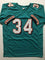 Autographed/Signed Ricky Williams Miami Teal Football Jersey JSA COA - 757 Sports Collectibles