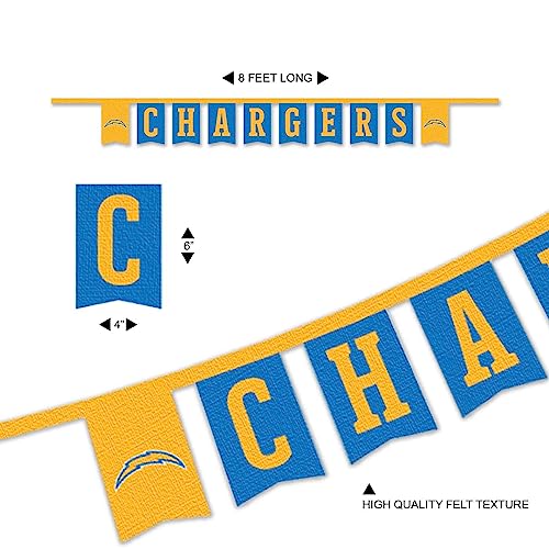 Los Angeles Chargers Banner String Pennant Flags - 757 Sports Collectibles