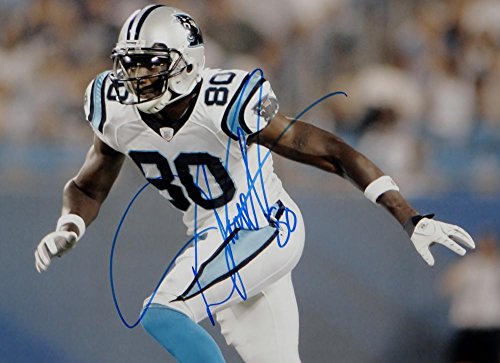 Dwayne Jarrett Autographed Carolina 16x20 Running Photo- GTSM Auth Blue - 757 Sports Collectibles