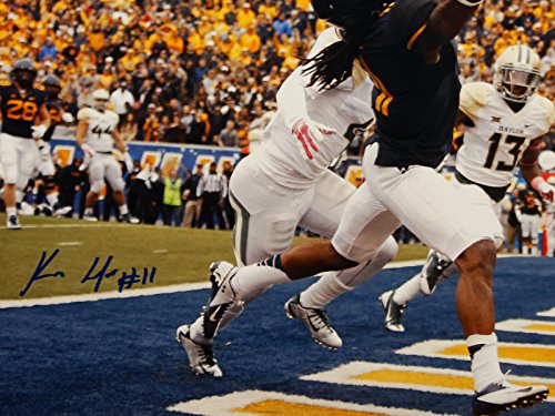 Kevin White Autographed 16x20 West Virginia One Hand Catch Photo with JSA-W - 757 Sports Collectibles