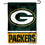 WinCraft Green Bay Packers Double Sided Garden Flag - 757 Sports Collectibles