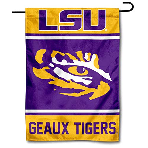 College Flags & Banners Co. Louisiana State LSU Tigers Garden Flag - 757 Sports Collectibles