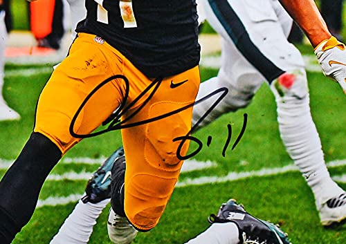 Chase Claypool Autographed Steelers Undefeated 16X20 FP Photo- Beckett W Black - 757 Sports Collectibles