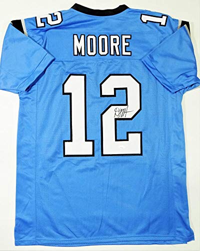 DJ Moore Autographed Blue Pro Style Jersey - JSA W Auth 2 - 757 Sports Collectibles