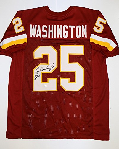 Joe Washington Signed / Autographed Maroon Pro Style Jersey- JSA Authenticated