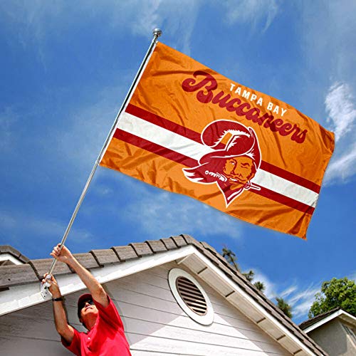 WinCraft Buccaneers Throwback Vintage Retro 3x5 Banner Flag - 757 Sports Collectibles