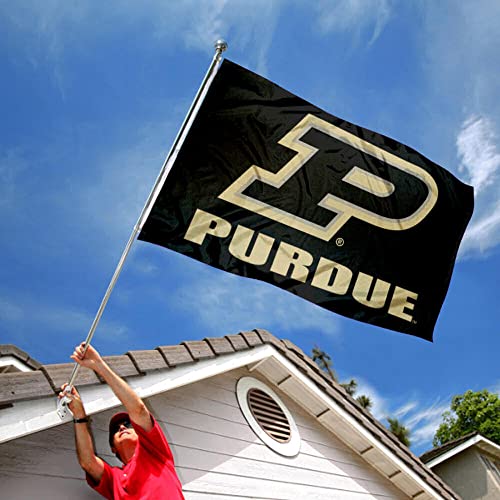 College Flags & Banners Co. Purdue Boilermakers Slant P Flag - 757 Sports Collectibles