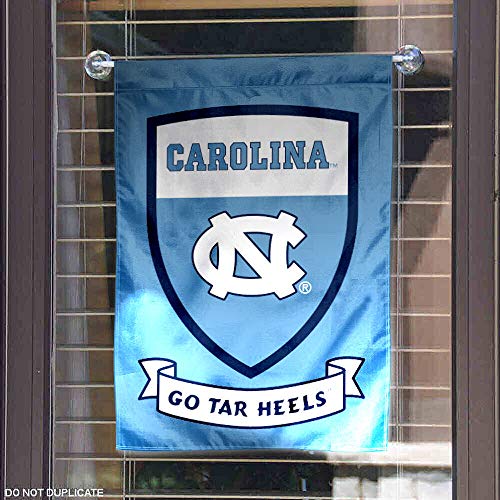 College Flags & Banners Co. North Carolina Tar Heels Shield Garden Flag - 757 Sports Collectibles