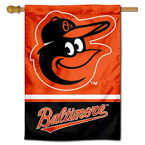 WinCraft Baltimore Orioles Two Sided House Flag - 757 Sports Collectibles