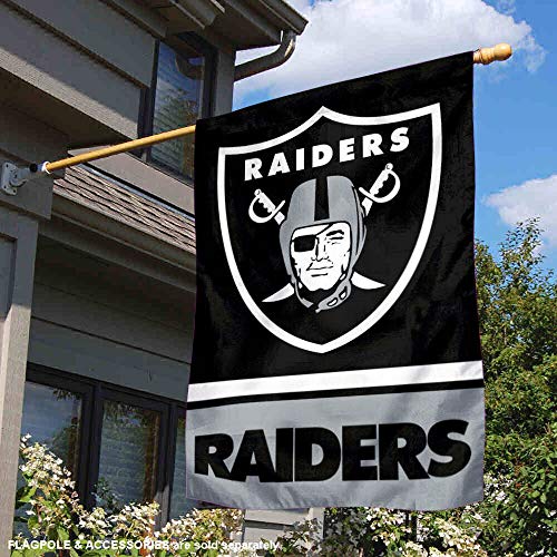 WinCraft Las Vegas Raiders Two Sided House Flag - 757 Sports Collectibles