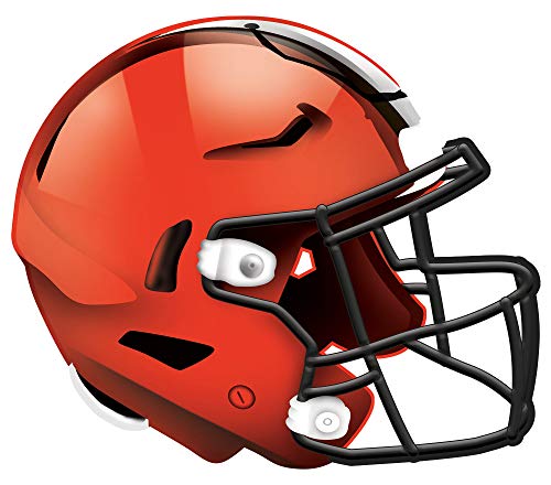 Fan Creations NFL Cleveland Browns Unisex Cleveland Browns Authentic Helmet, Team Color, 12 inch - 757 Sports Collectibles