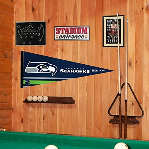 WinCraft Seattle Seahawks Pennant Banner Flag - 757 Sports Collectibles