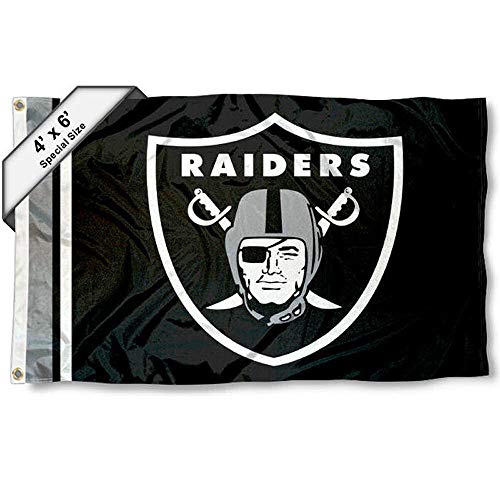 WinCraft Las Vegas Raiders 4' x 6' Foot Flag - 757 Sports Collectibles