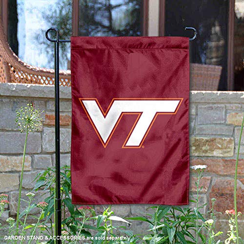 College Flags & Banners Co. Virginia Tech Hokies VT Logo Garden Flag - 757 Sports Collectibles