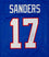 Emmanuel Sanders Autographed Blue College Style Jersey- JSA Witnessed Auth - 757 Sports Collectibles