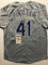 Autographed/Signed Lou Piniella Chicago Grey Baseball Jersey JSA COA - 757 Sports Collectibles