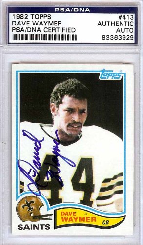 Dave Waymer Autographed 1982 Topps Rookie Card PSA/DNA #83363929