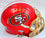 Frank Gore Autographed San Francisco 49ers Flash Mini Helmet-Beckett W Hologram Gold - 757 Sports Collectibles