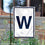 Chicago Baseball Team W Win Double Sided Garden Flag - 757 Sports Collectibles