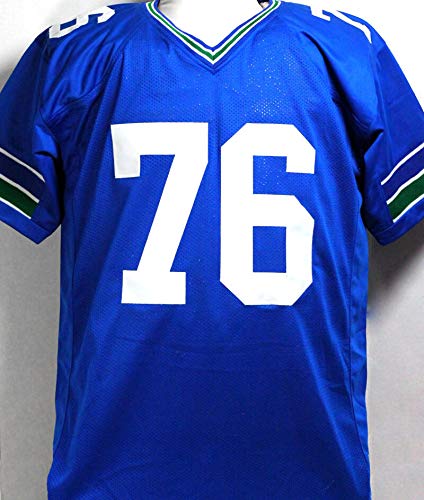 Steve Hutchinson Autographed Blue Pro Style Jersey With HOF- Beckett COA 7 - 757 Sports Collectibles