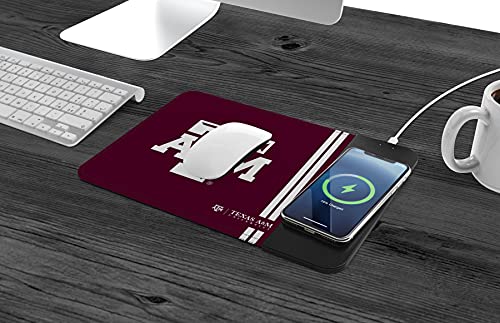 SOAR NCAA Wireless Charging Mouse Pad, Texas A&M Aggies - 757 Sports Collectibles