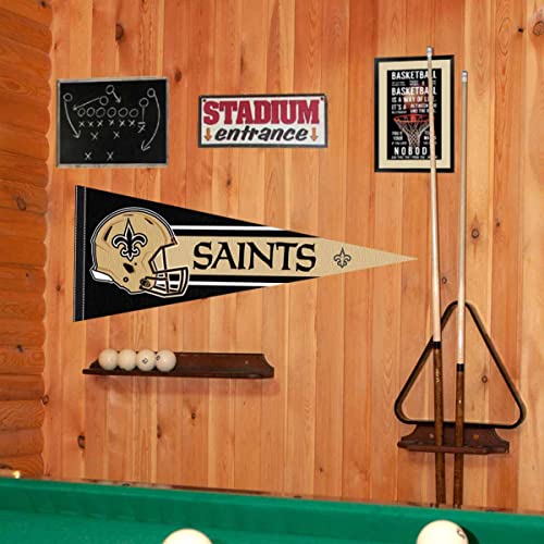 WinCraft New Orleans Saints Official 30 inch Large Pennant - 757 Sports Collectibles