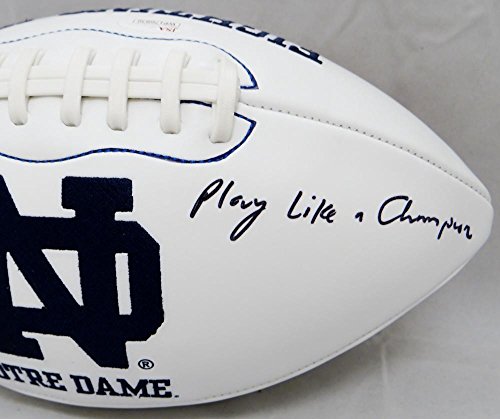 Will Fuller Autographed Notre Dame Fighting Irish Logo Football- JSA W Auth - 757 Sports Collectibles