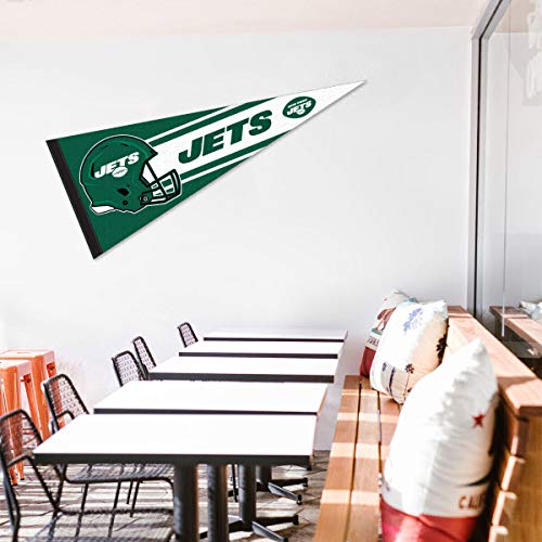 WinCraft New York Jets Official 30 inch Large Pennant - 757 Sports Collectibles