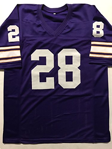 Autographed/Signed Ahmad Rashad Minnesota Purple Football Jersey JSA COA - 757 Sports Collectibles