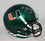 Jim Kelly Autographed Miami Hurricanes Green Schutt F/S Helmet - JSA W Auth White