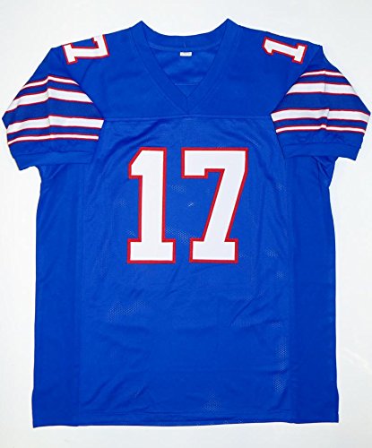 Emmanuel Sanders Autographed Blue College Style Jersey- JSA Witnessed Auth - 757 Sports Collectibles