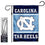 North Carolina Tar Heels Garden Flag and Flag Stand Holder Flagpole Set - 757 Sports Collectibles