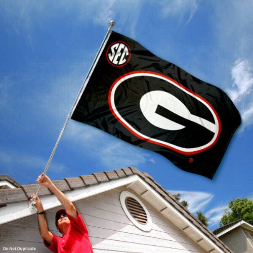 College Flags & Banners Co. Georgia UGA Bulldogs SEC 3x5 Flag - 757 Sports Collectibles