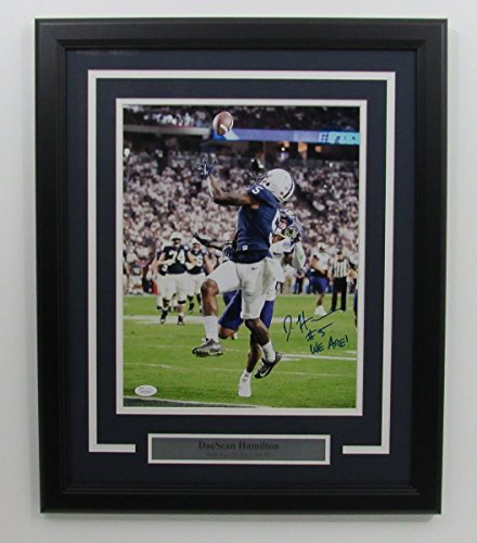 DaeSean Hamilton Penn State/PSU Signed 11x14 Photo Framed Inscribed JSA 135431